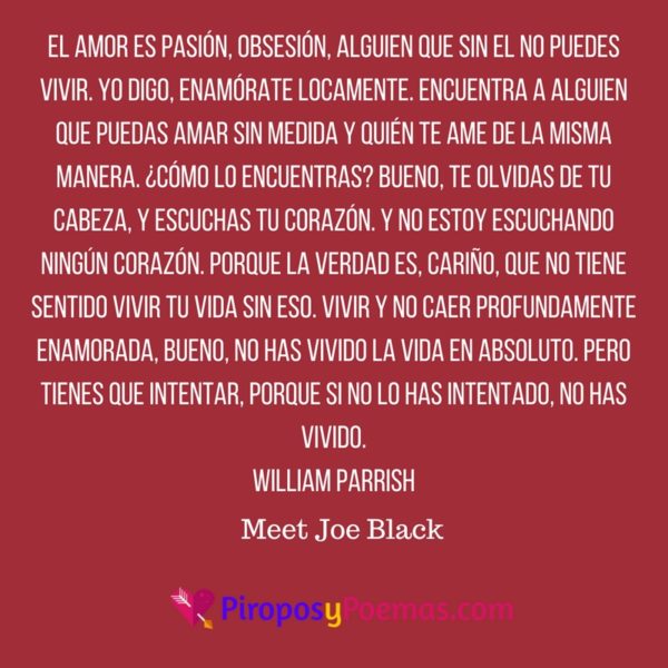 meet joe black e1498882872119 Meet Joe Black amar | amor