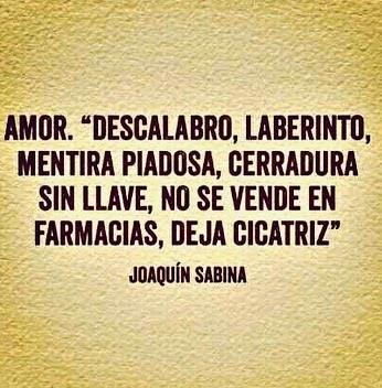 amor Amor amor | cicatrices | Joaquin Sabina