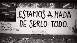 estamos a nada Estamos a nada acción poetica | nada | todo