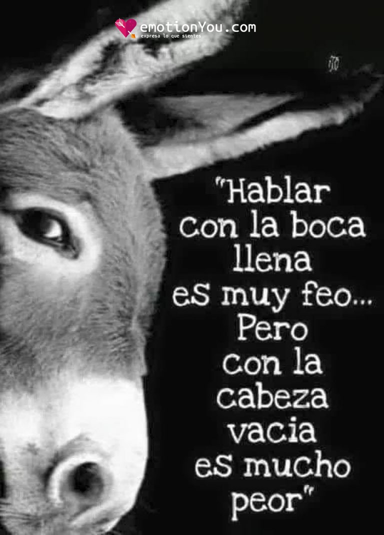 Hablar con la boca llena EmotionYou