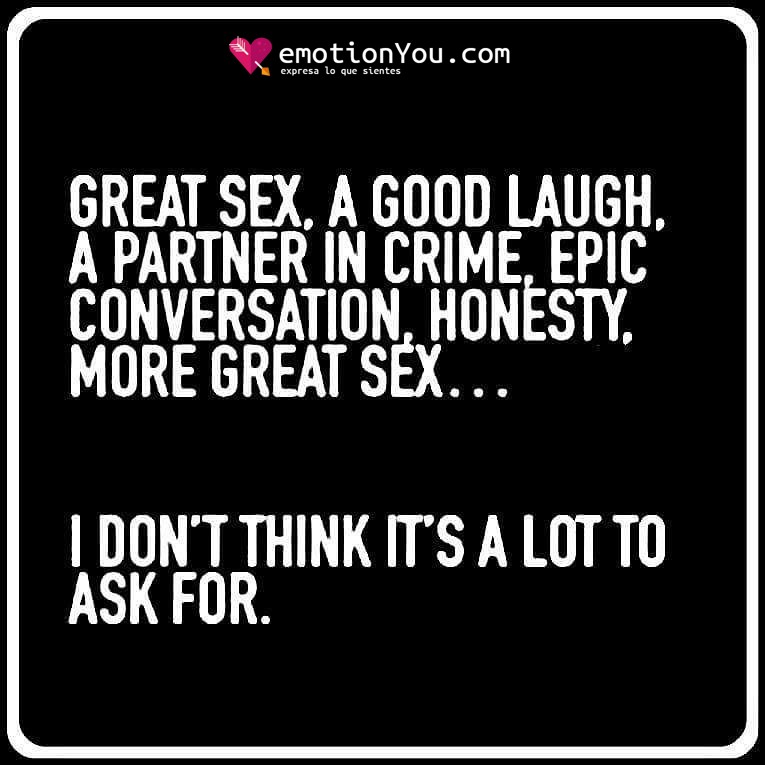 great Great sex conversation | crime | honesty