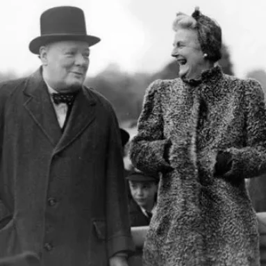 La esposa de Winston Churchill