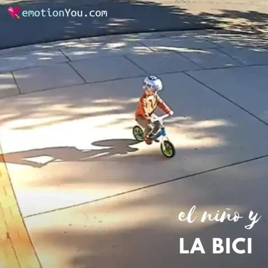 El niño y la bici
