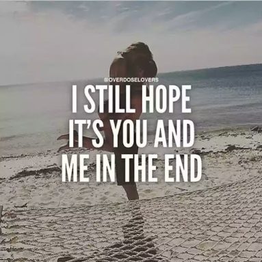 I still hope