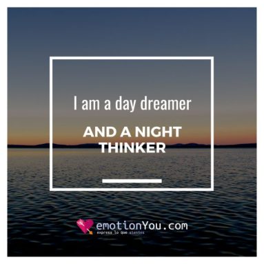 I am a night dreamer