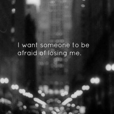 I want someone